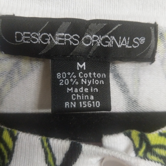 All Over Flower Print Cotton Blend Sweater - Picture 5 of 14